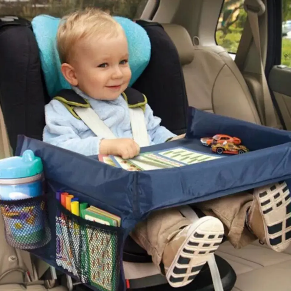 Baby children's Snack Play Tray for Car Seat Plane Toddler Portable Travel table