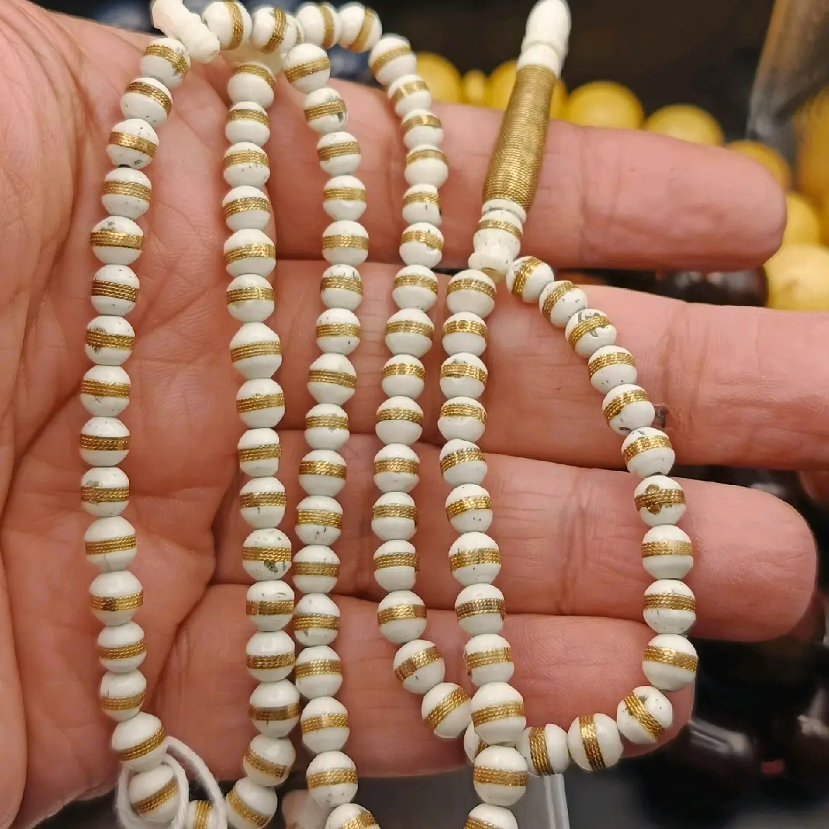 tasbeh A male image of a camel bone
