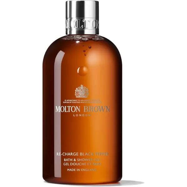 Molton Brown Re-Charge Black Pepper Bath & Shower Gel 300 Body Care Fragrance Scent Comfort Daily Blend Scented