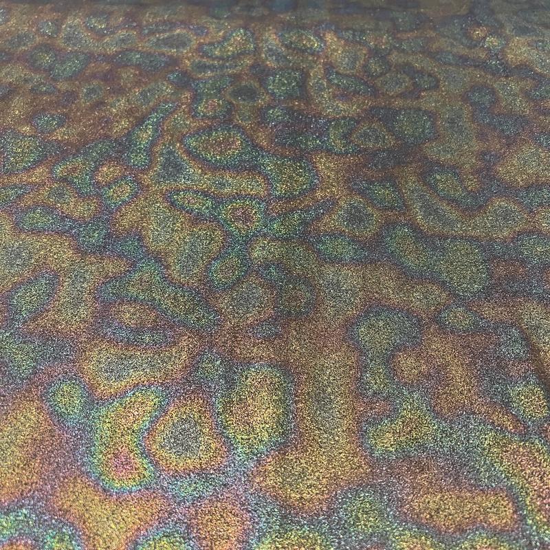 FS1135 Hologram Rainbow Foil Spandex Fabric 5