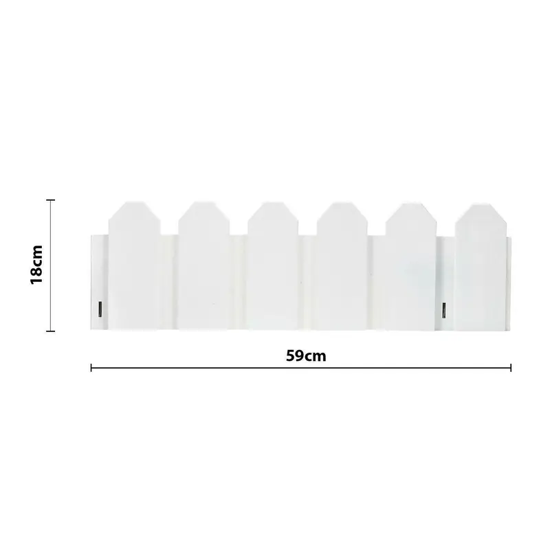 Lawn Plant Border Push In Securing Pegs - Interlocking Garden Edging | Create Straight Or Curved Shapes | Made From Durable, Long Lasting Pvc Plastic | Ideal For Lawn, Flower Beds And Pathways 5