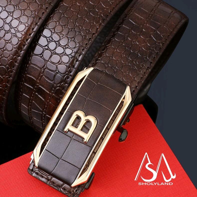 Luxury Men's Genuine Leather Belt for Fashionable Style 3