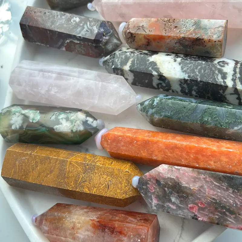 Beautiful natural crystal towers in a verity of sizes and materials 4