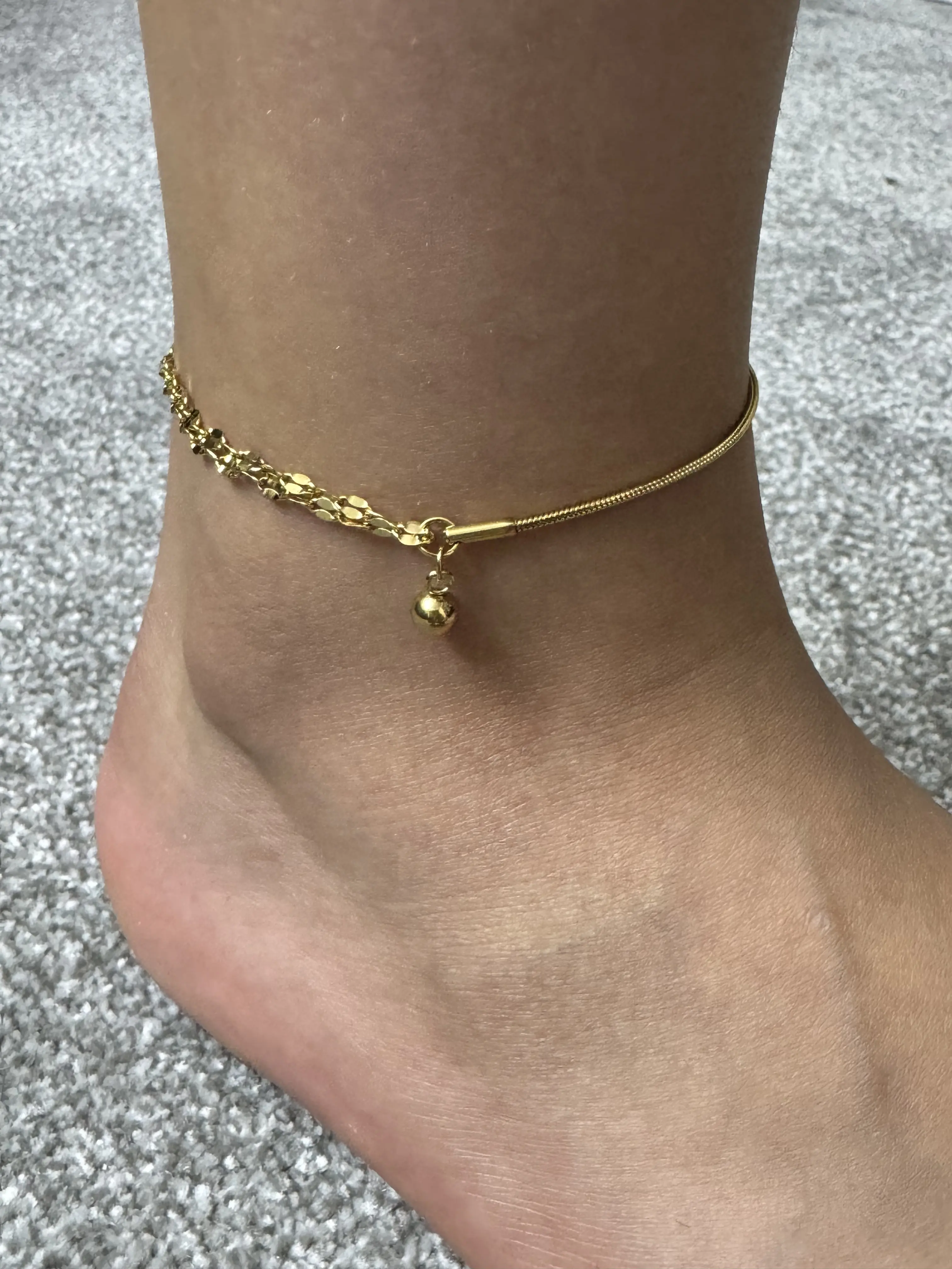 Bell Chain Anklet Casual Trendy
