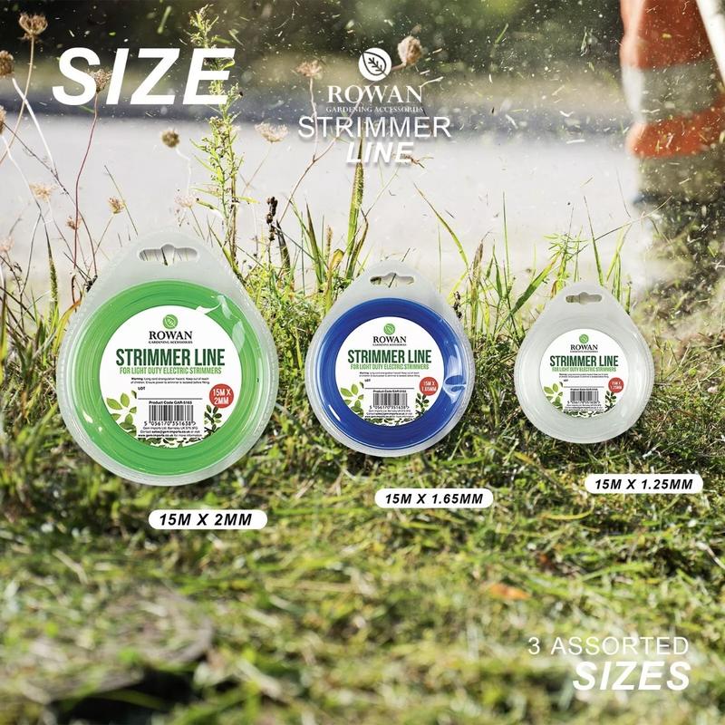 Product Introduction of Nylon Strimmer Line Cord Wire 15M X 1.25MM Universal Grass Strim Trimmer Cutter 1