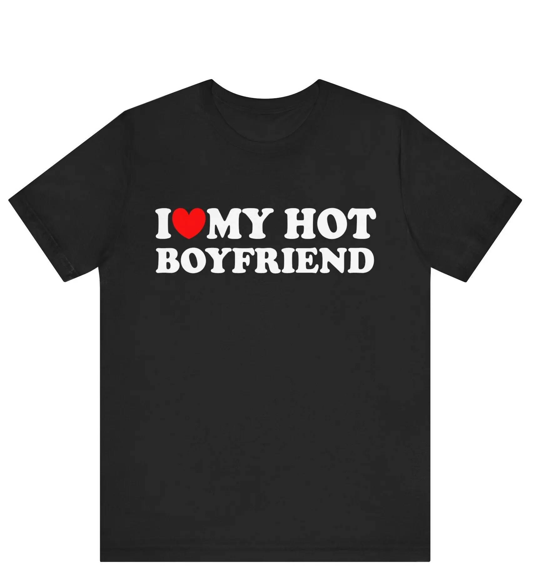 I Love My Hot Boyfriend Shirt I Love My Bf Gift For Her Couples Gift Gift For Girlfriend Anniversary Gift Gift From Boyfriend Shirt