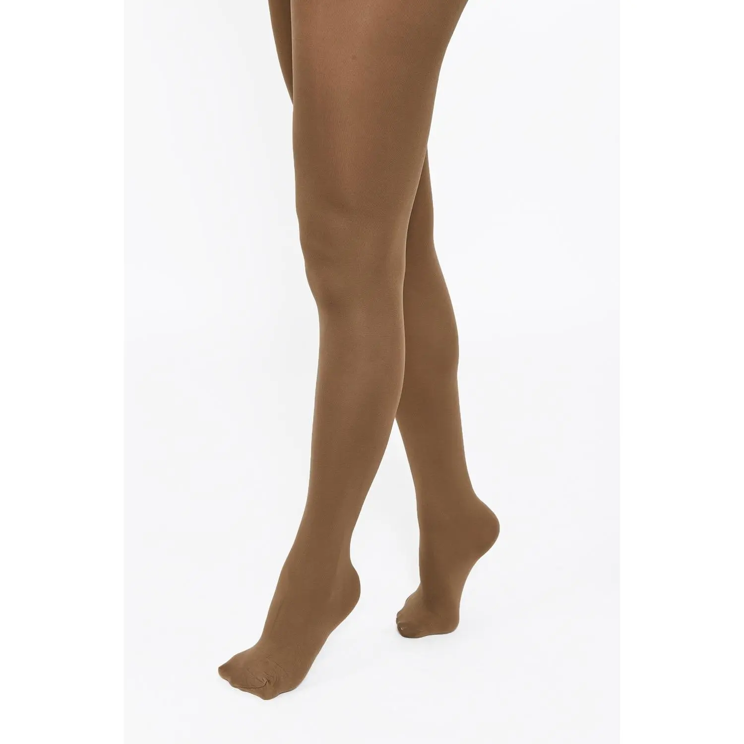 Lovall 100 Denier Tights - Cappuccino | Premium Tights | Ladder Resistant | Standard and Plus Sizes Available