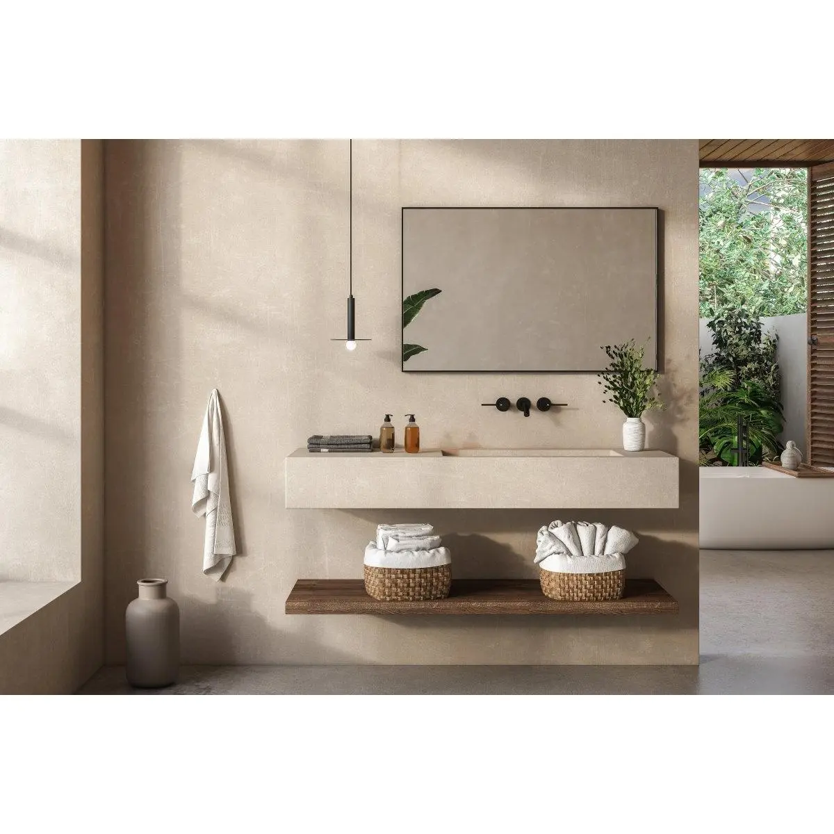 1200mm Bespoke Tiled Single Basin - Perfect for Your Bathroom