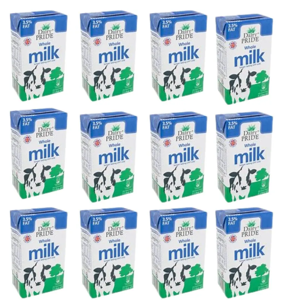 Dairy Pride Longer Lasting Uht Whole 3.5% Fat Milk 1L x12