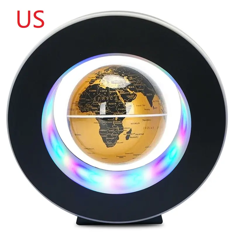 LED Rotating World Map Magnetic Levitation Globe Floating Lamp - Novelty Birthday Gift 7