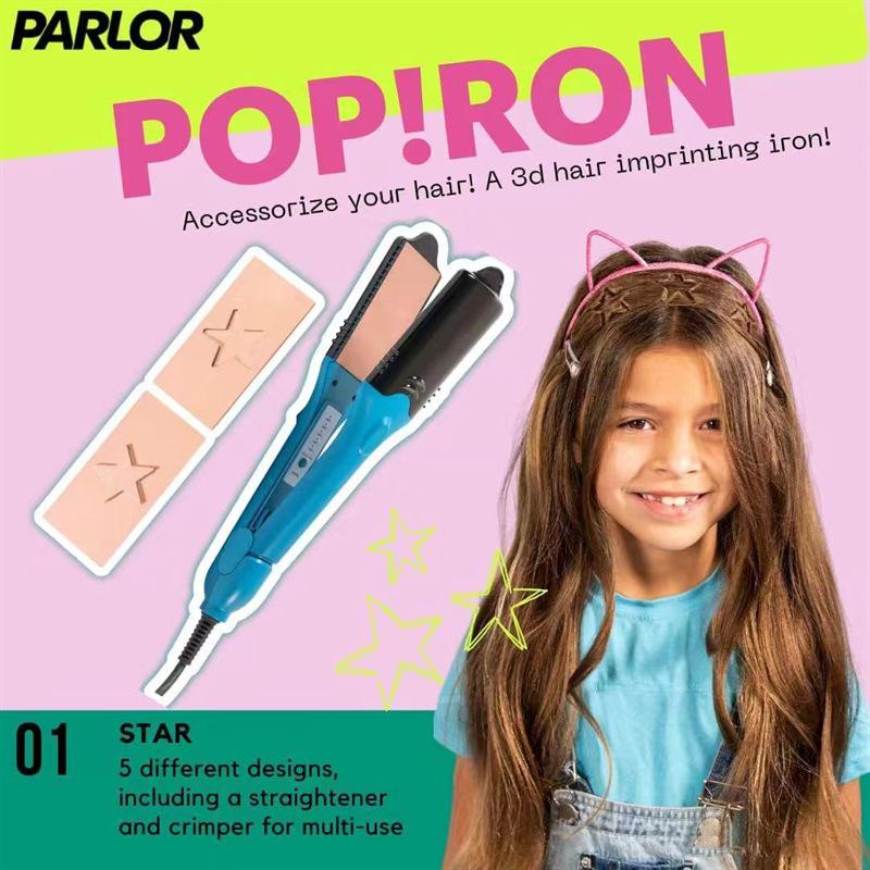 Product Introduction of 3D hair imprinting  3D Hair Press Iron Hair Straightener Electric Straightening Curling Imprinting 3D Hair Crimper Comfort Curler 27