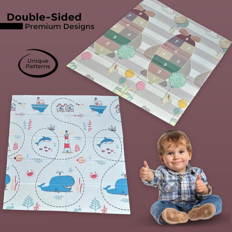 XAVICAN  | Foldable | Baby Play Mat | 150x180cm | Waterproof | Non Slip | Playpen Mat | 3