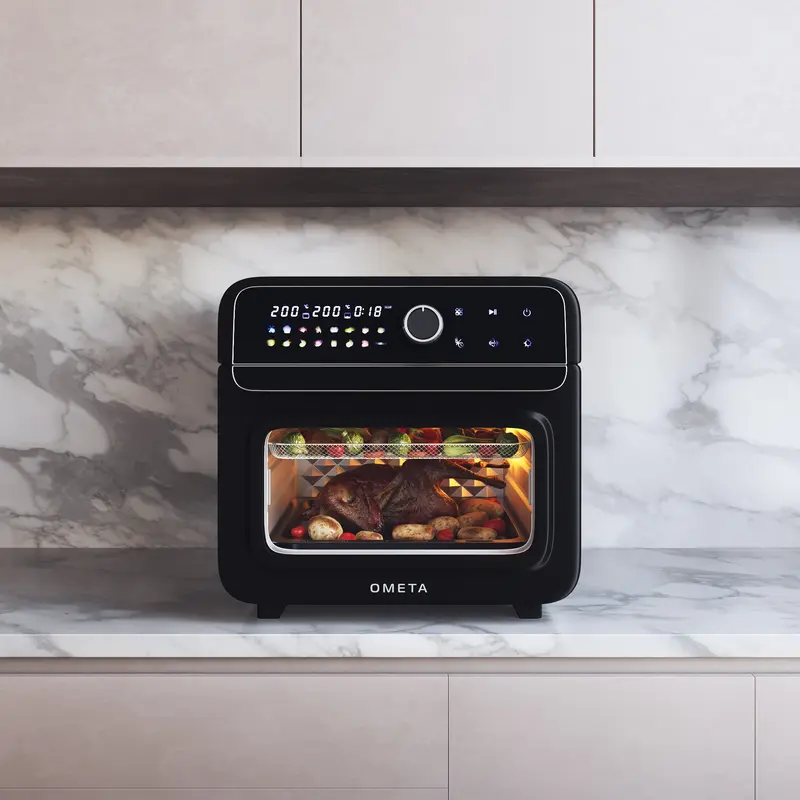 Ometa 28L Air Fryer Oven Countertop Kitchen Appliance, Black 1