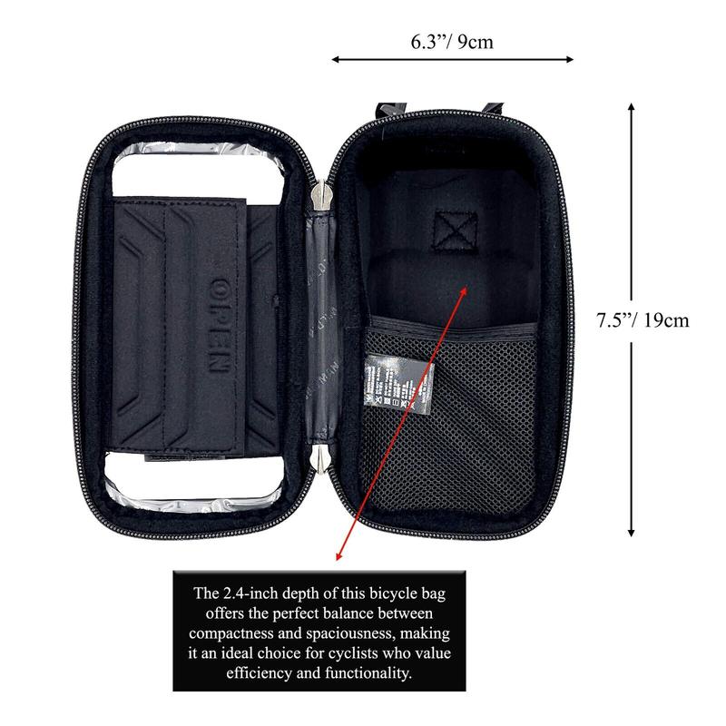 WILDMAN Waterproof Mountain Bike Bag, Universal Fit, Mobile Phone Holder, Sensitive Touch Screen, Rainproof 3