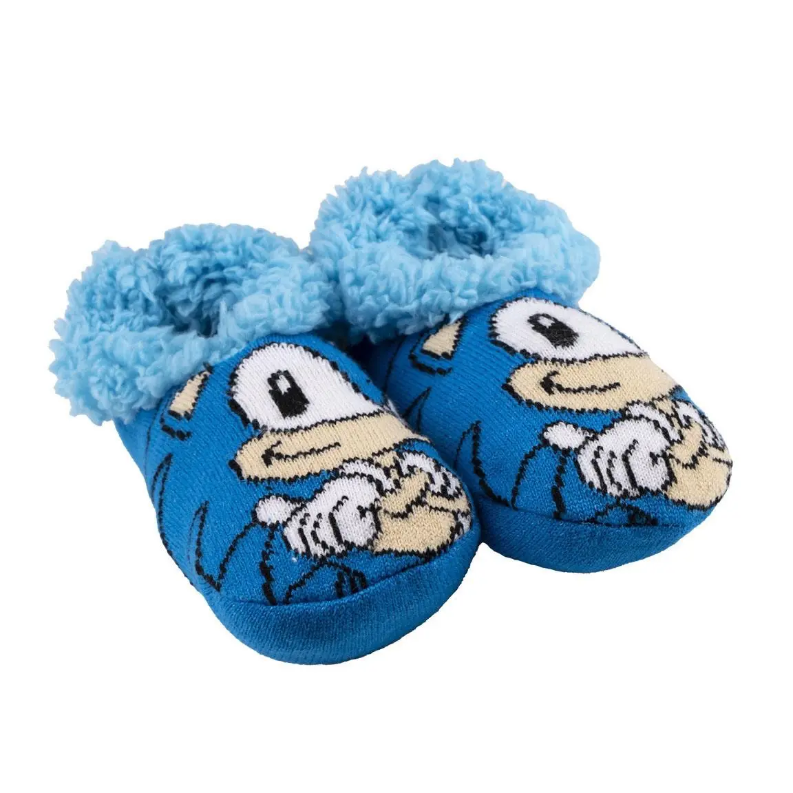 Sonic the hedgehog slipper socks size 10-6 Comfort Comfortable Soft