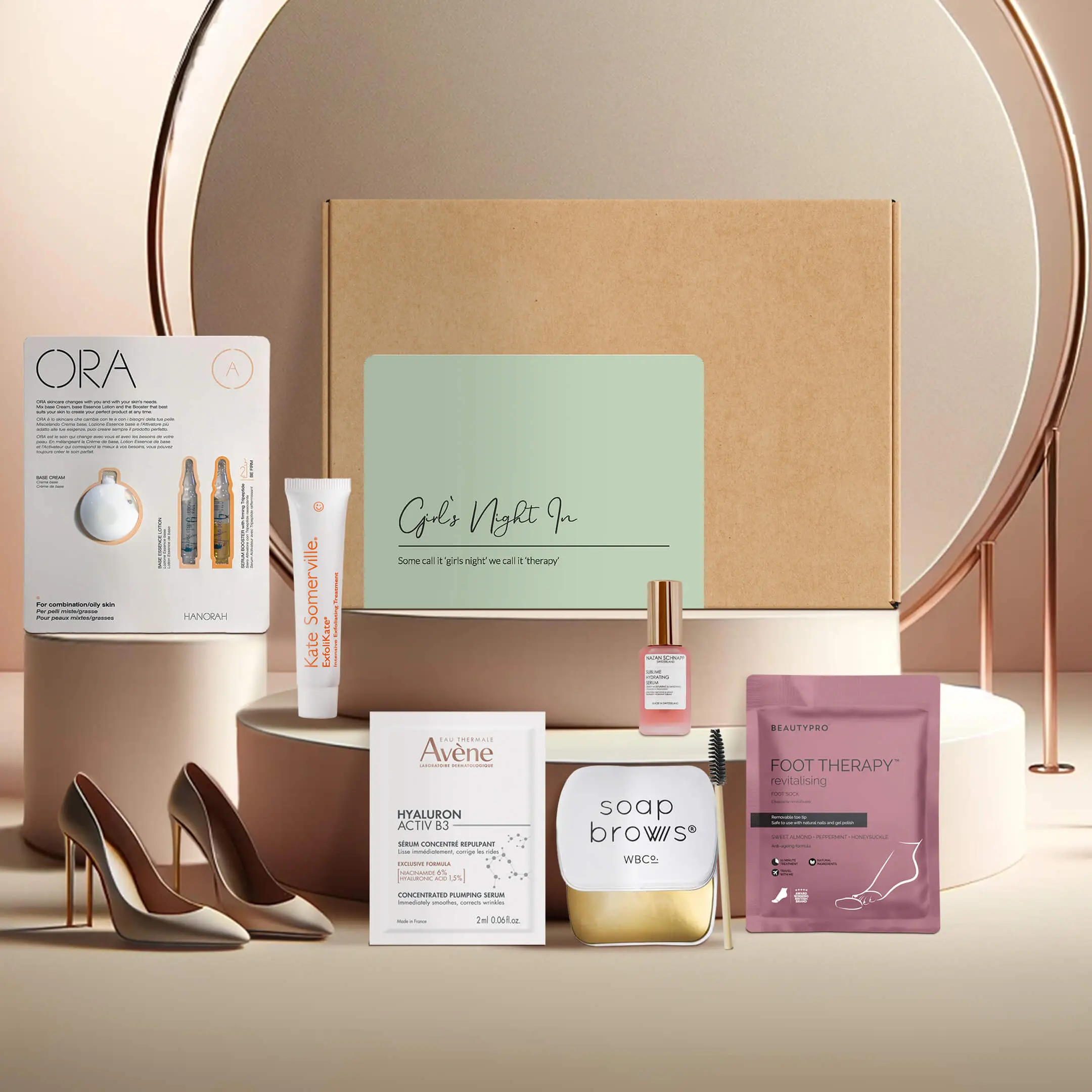 The Cohorted Letterbox Gifts - Girl's Night In Makeup and Skincare Kit worth £60+