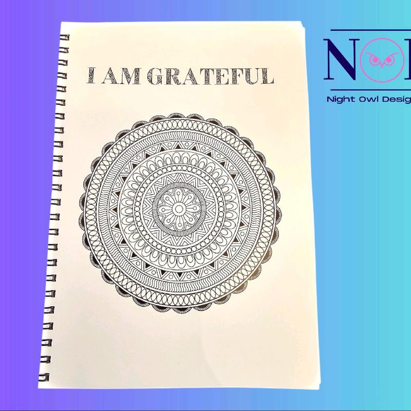 Mandala Affirmation Colouring Book - Relaxing and Meditative 4