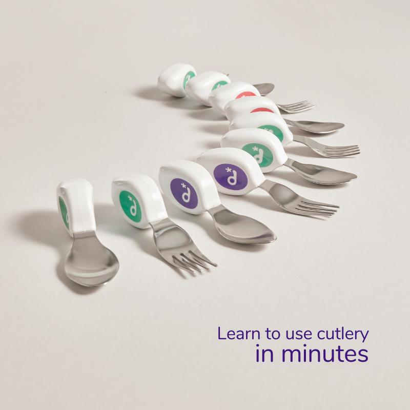 doddl Toddler Cutlery Set - Spoon and Fork for 12+ Months 2