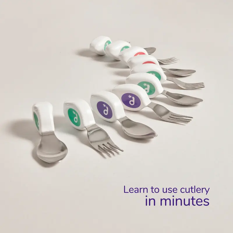 doddl Toddler Cutlery Set - Spoon and Fork for 12+ Months 1