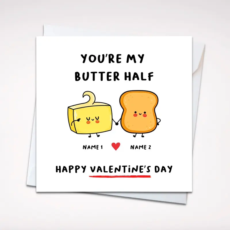 Valentine’s funny card, pun card, anniversary card, birthday card 2