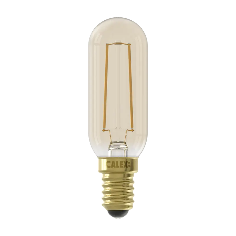 Calex Warm Filament LED Lamp - E14 - T25 - Gold - 3.5W - Dimmable 1