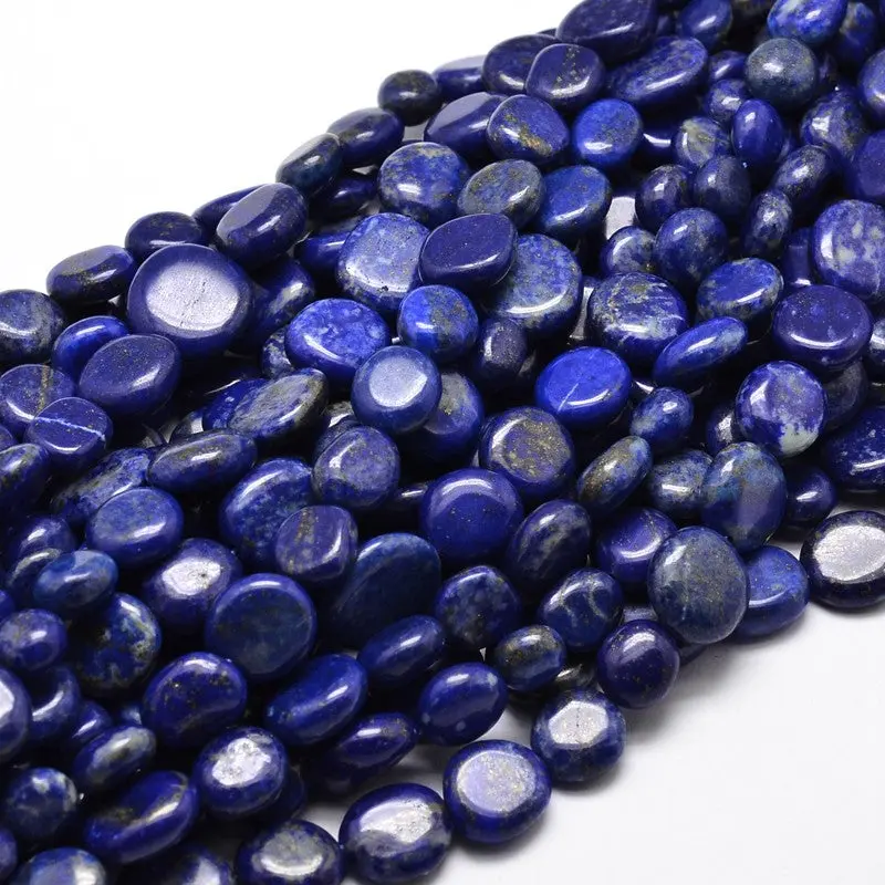 1 Strand Natural Lapis Lazuli Nugget Beads - 10.5mm x 12mm 1
