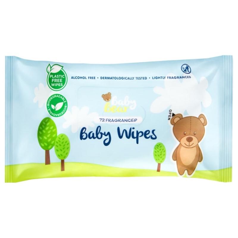 Baby Bear Baby Wipes 72pk - Fragranced, Gentle and Absorbent 2