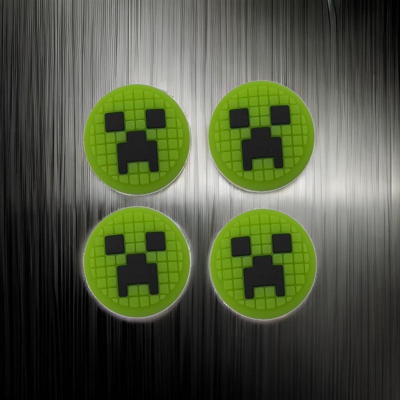CrazyDiy Thumb Grips for Nintendo Switch, Switch Lite & Oled - 4 pcs - Green - High quality material Silicone 5