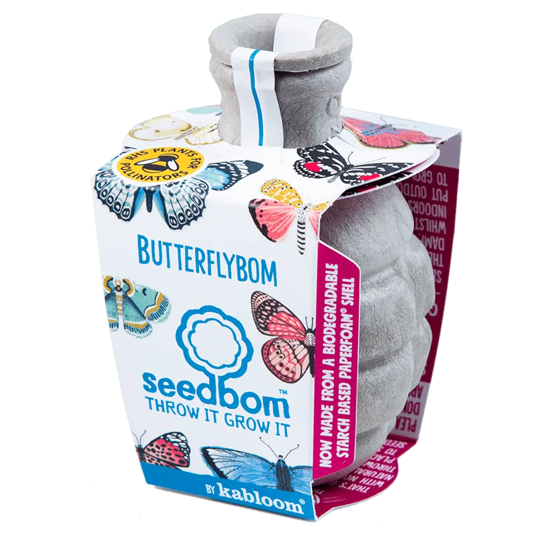 Butterflybom Seedbom - Nectar-Rich Wildflower Seed Mix Loved by Butterflies
