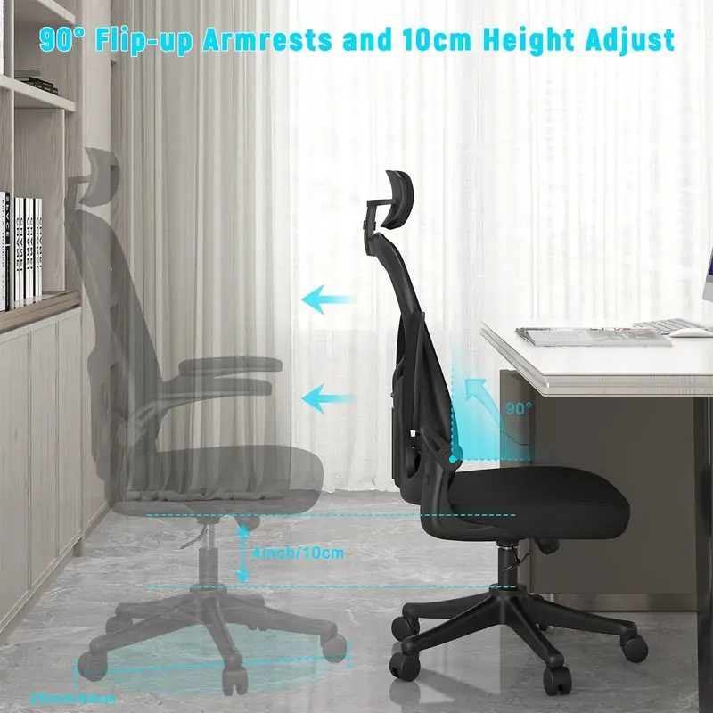Ergonomic Adjustable Gaming Chair: Ideal for the Home, Office or Gaming Setup 3