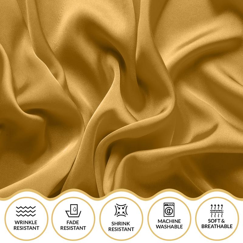 Product Introduction of Lazzaro Home Reversible Satin Silk Duvet Cover Set with Pillowcases - Single Double King & Super King Size Premium bedding set Zipper  Closure Quilt Cover 18