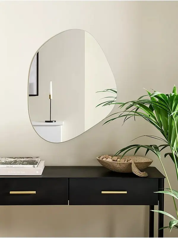 White Window Arched Mirror | Elegant Arch-Shaped Decorative Wall Accent true  mirror 2