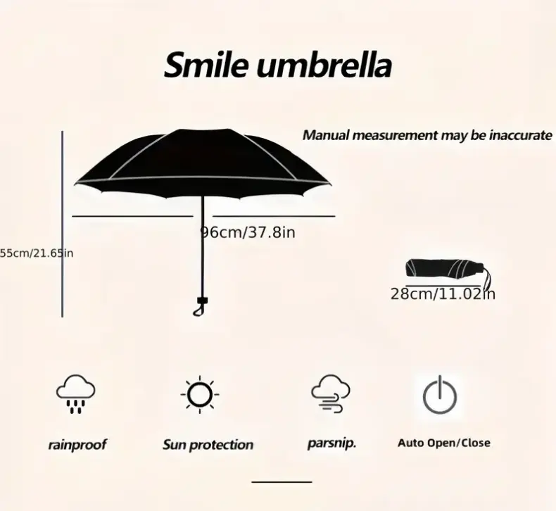 Windproof Automatic Folding Umbrella with UV Protection - 16/10 Ribs, Compact Travel & Golf, Lightweight for Men & Women, UPF 50+ Sun/Rain Shield, Ergonomic Handle Cover umbrellas button  umbrella rolls  royce snowflake  umbrella mosaic  umbrella 5