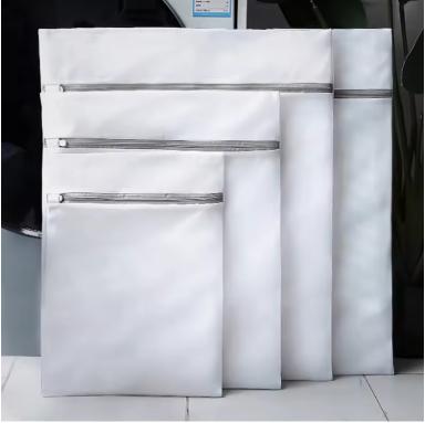 Product Introduction of 4PCS/1PC/1 Set Mesh Laundry Bag Laundry Wash Bags Coarse Net Laundry Basket Laundry Bags for Washing Machines Mesh Bra Bag White 4