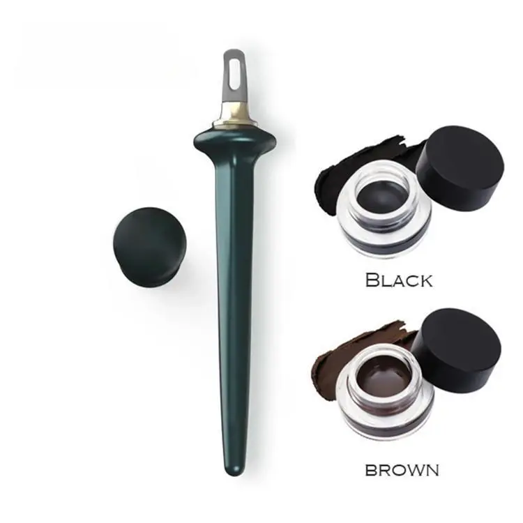 Eyeliner Applicator Tool - Silicone Guide with Reusable Eye Liner Cream - Easy No-Skip, Waterproof Quick Dry