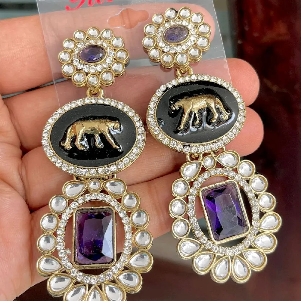 Bollywood Style Long Sabyasachi Earring for Women - Indian/Pakistani
