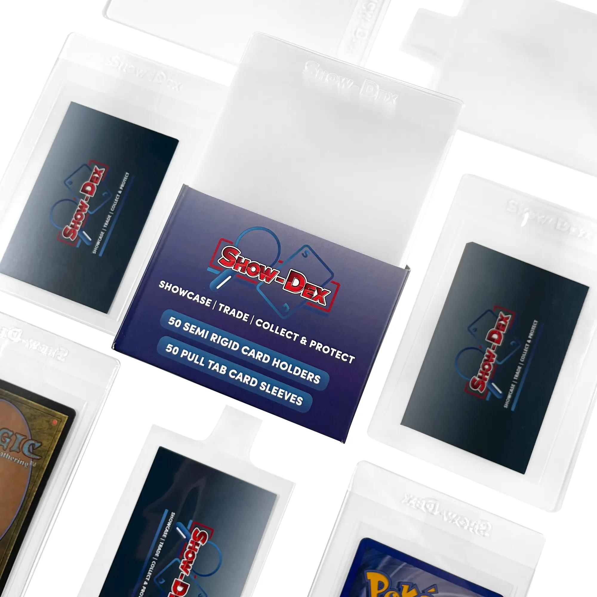 Show-Dex Semi Rigids & Pull Tab Card Sleeves 50 Pack