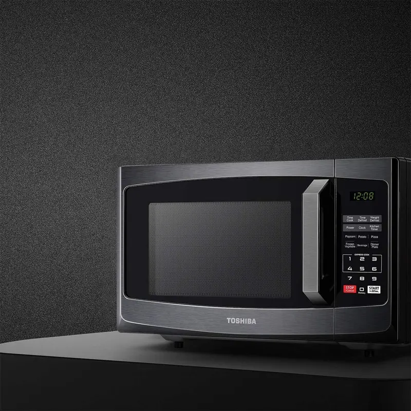 800w 23L Microwave Oven with Digital Display, Auto Defrost, One-touch Express Cook with 6 Pre-Programmed Auto Cook, and Easy Clean - Black - ML-EM23P(BS) 1