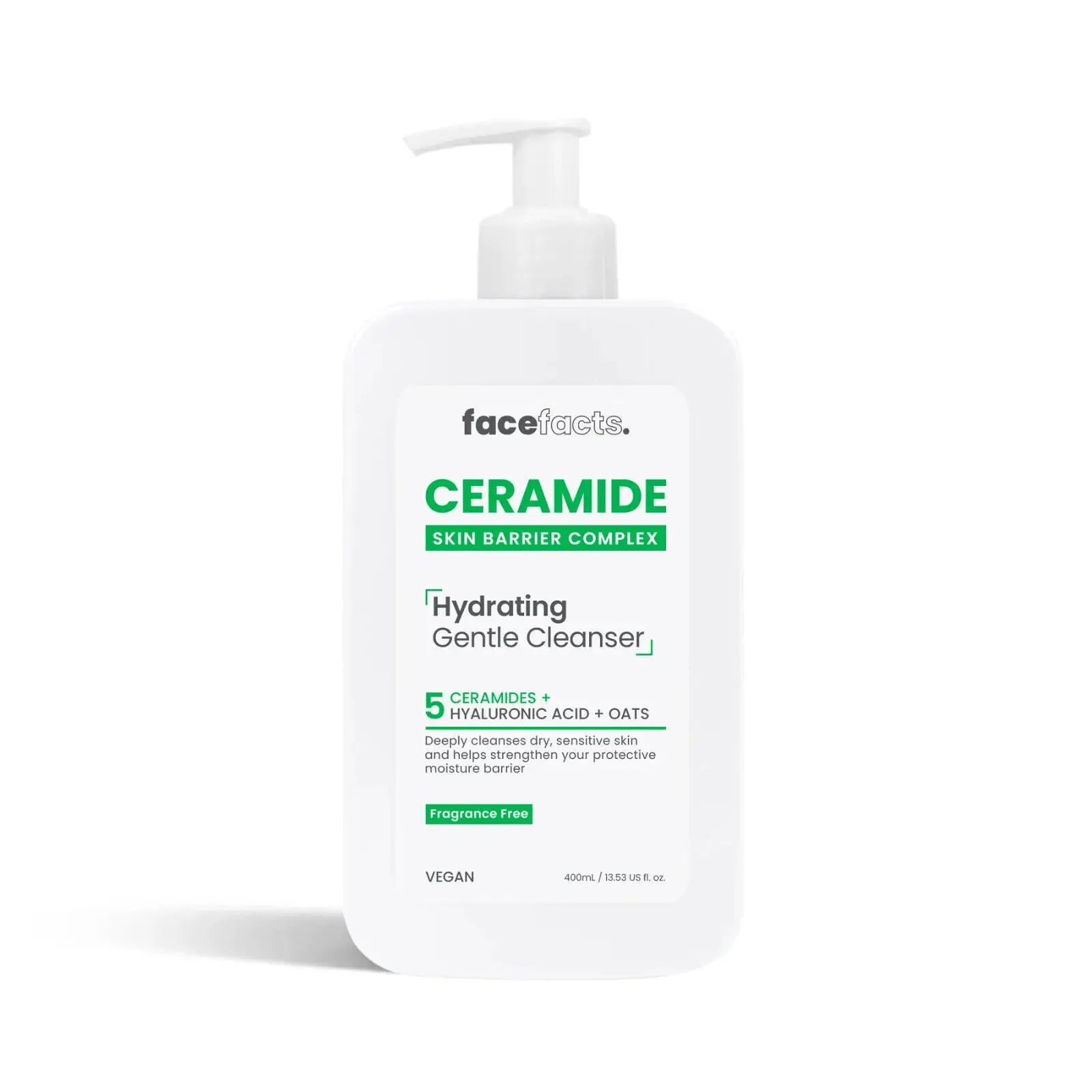 Face Facts Ceramide Hydrating Cleanser / Dry & Sensitive Skin, 400ml X 1