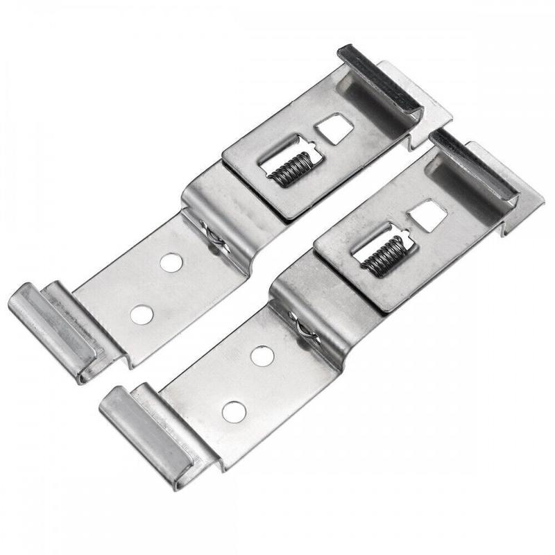 Product Introduction of Trailer Number Plate Clips Holder Spring Loaded Stainless Steel One Pair New UK 9