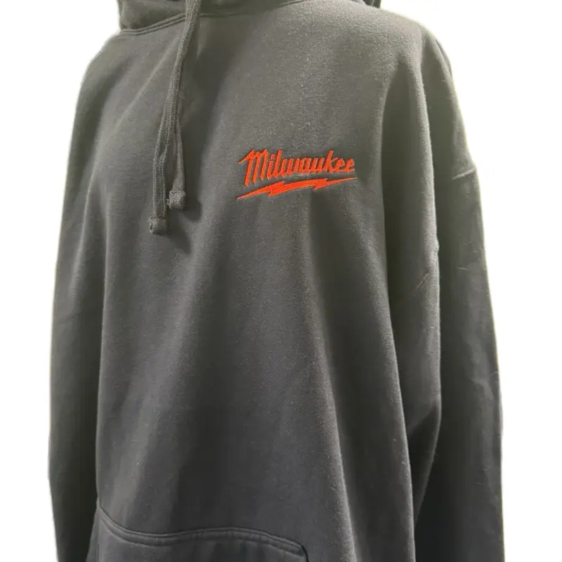 Men's Milwaukee Inspired Hoodie for Sweatshirts - Builder Workwear - Mechanic Tools - Black/Navy/Light Grey/Dark Grey - Sizes S-2XL - Medium, Big