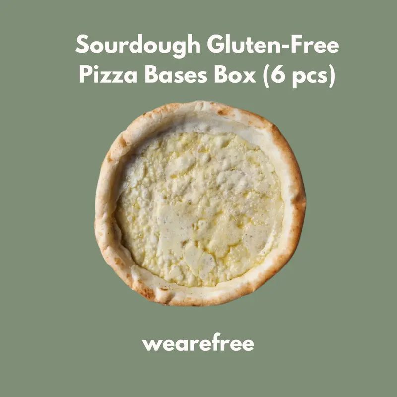 6 Bases 12’’ Sourdough Gluten-Free Pizza Box 0