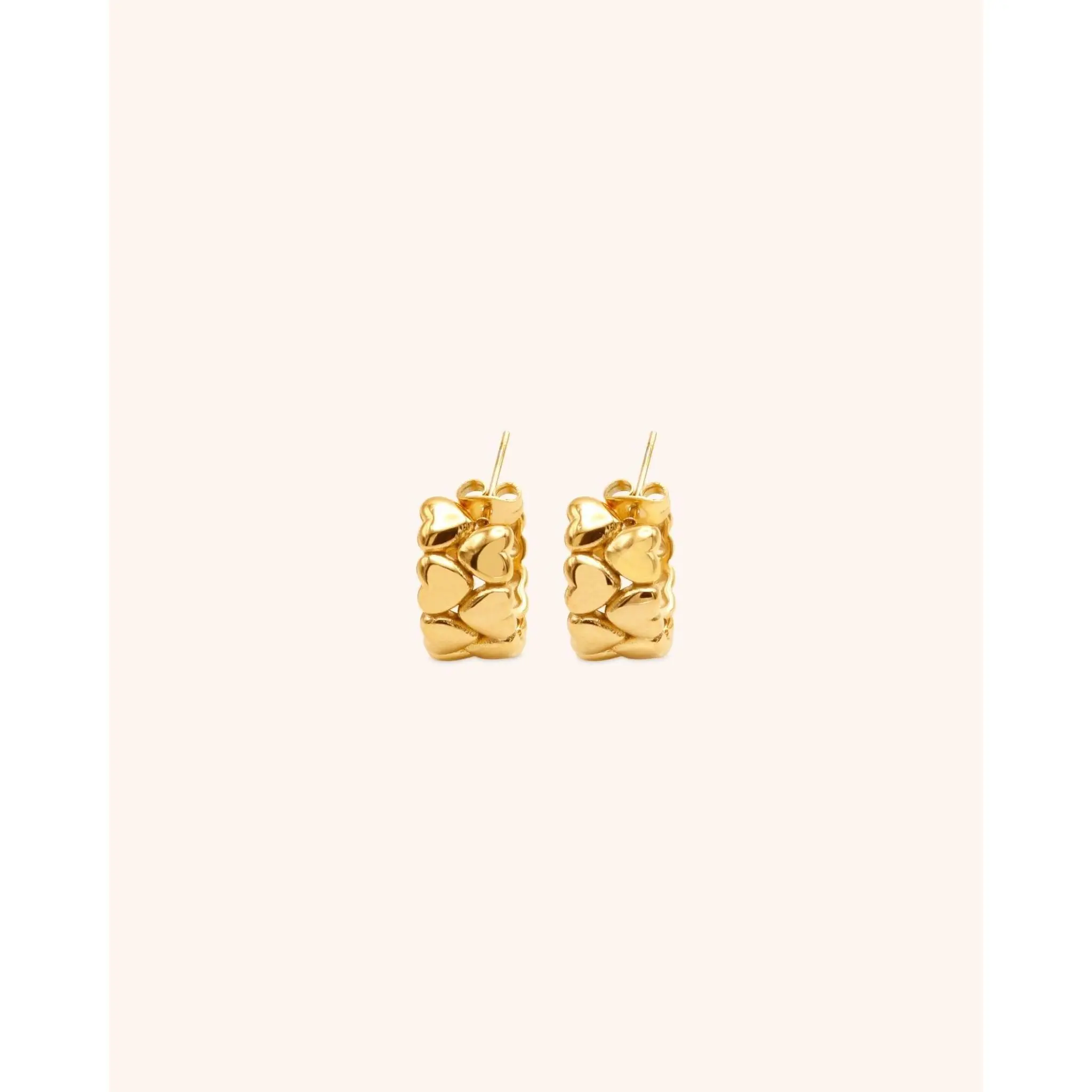 Heart Hoop Earrings
