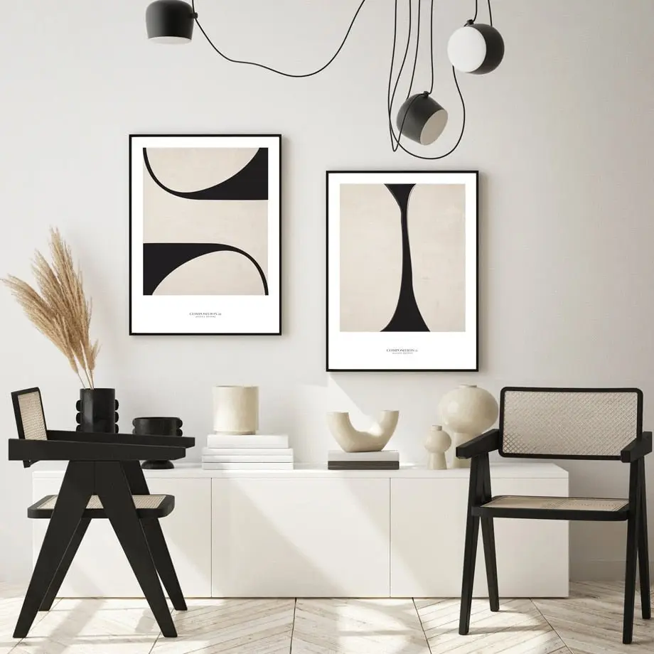 Contemporary Abstract Canvas Print - Decor Poster