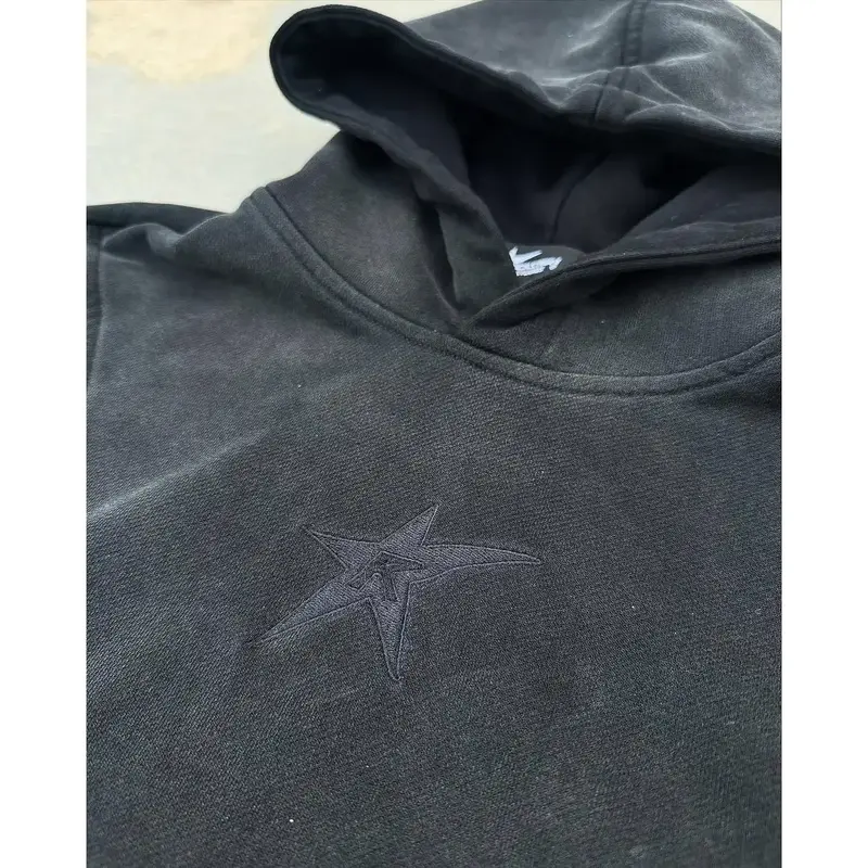 Removable Sports Pants Two Piece Set Y2k Hip Hop New Patch Embroidery Hoodie Women Clothing Sweatshirts Drawstring Casual Pants 2