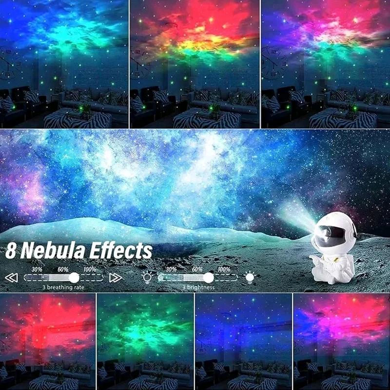 Galaxy Star / Guitar Astronaut Projector LED Night Light Starry Sky Porjectors Lamp Decoration Bedroom Room Decorative For Children Gifts for parties birthdays gaming room 4
