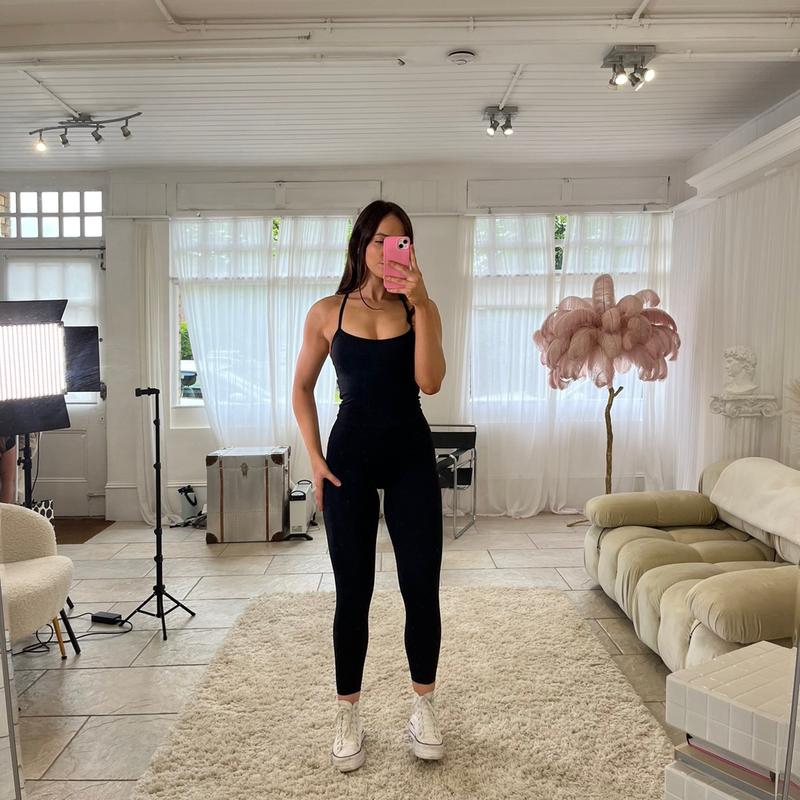 Everyday Core Tank Top with Built In Bra Breathable Crop 4