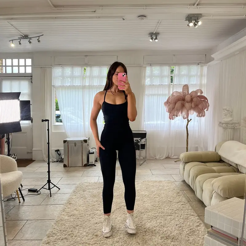 Everyday Core Tank Top with Built In Bra Breathable Crop 3