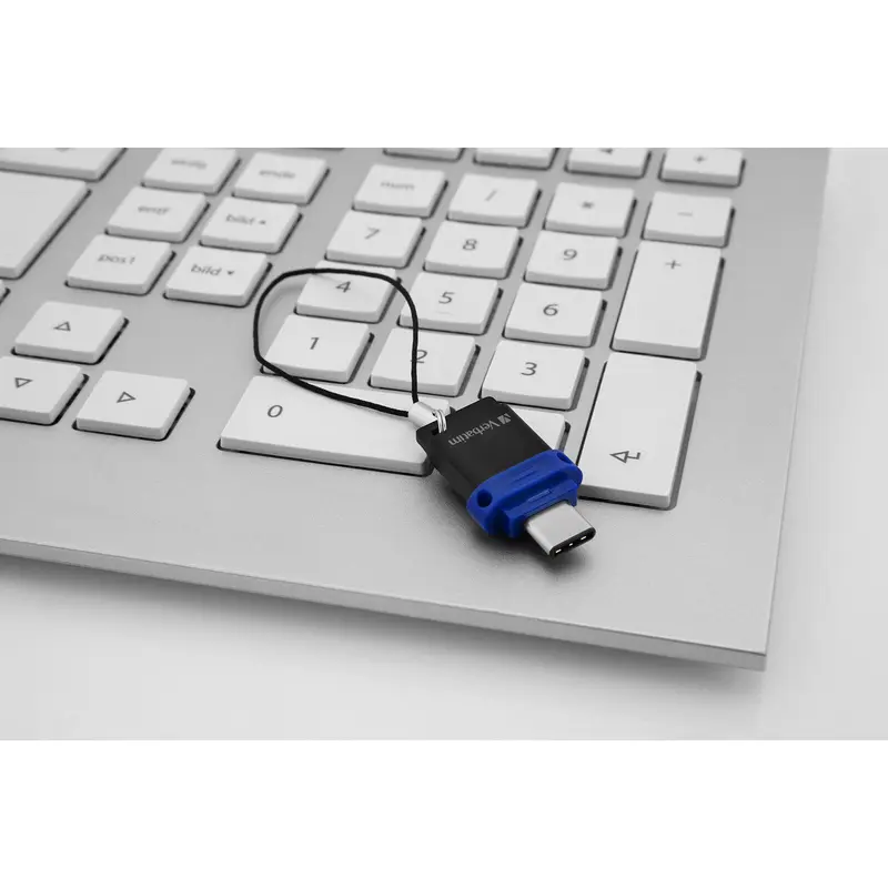 Verbatim Dual - USB 3.0 Drive 32 GB - USB-C / USB-A - Blue 4