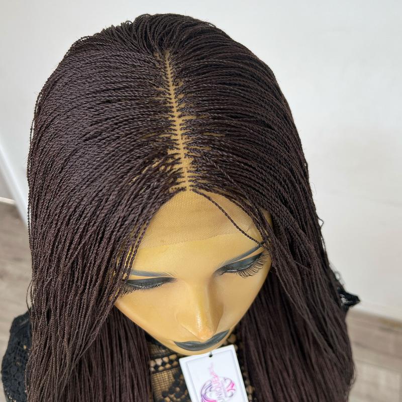 Micro Needle Senegalese Twists - Braided Wig for Women -#33 2